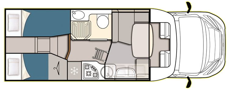 Toronto Teilintegriert Grundriss
